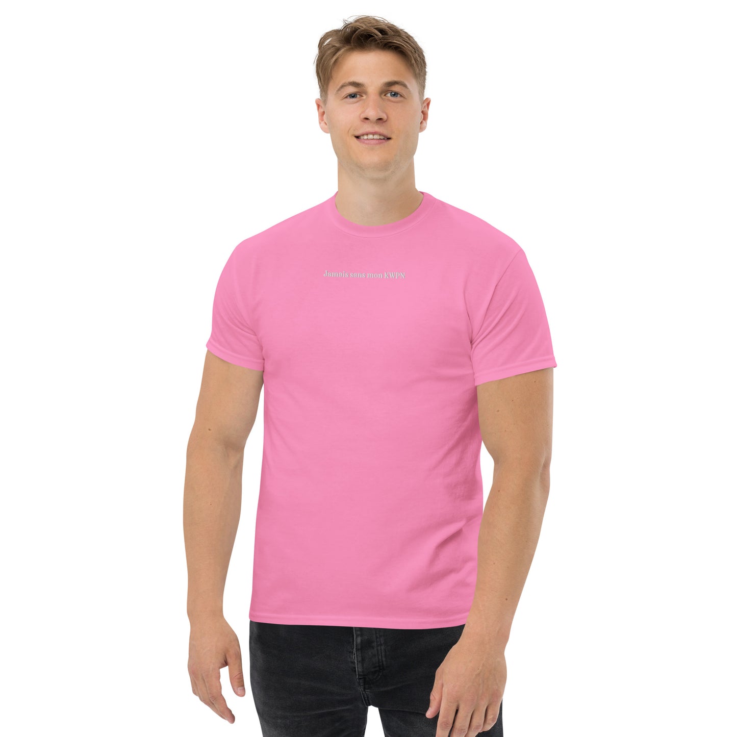 T-shirt Homme brodé Jamais sans mon KWPN