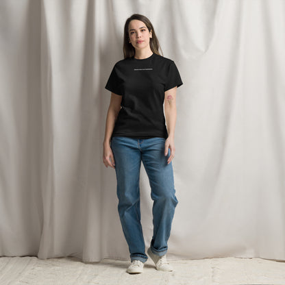 T-shirt Femme brodé Jamais sans mon Lusitanien