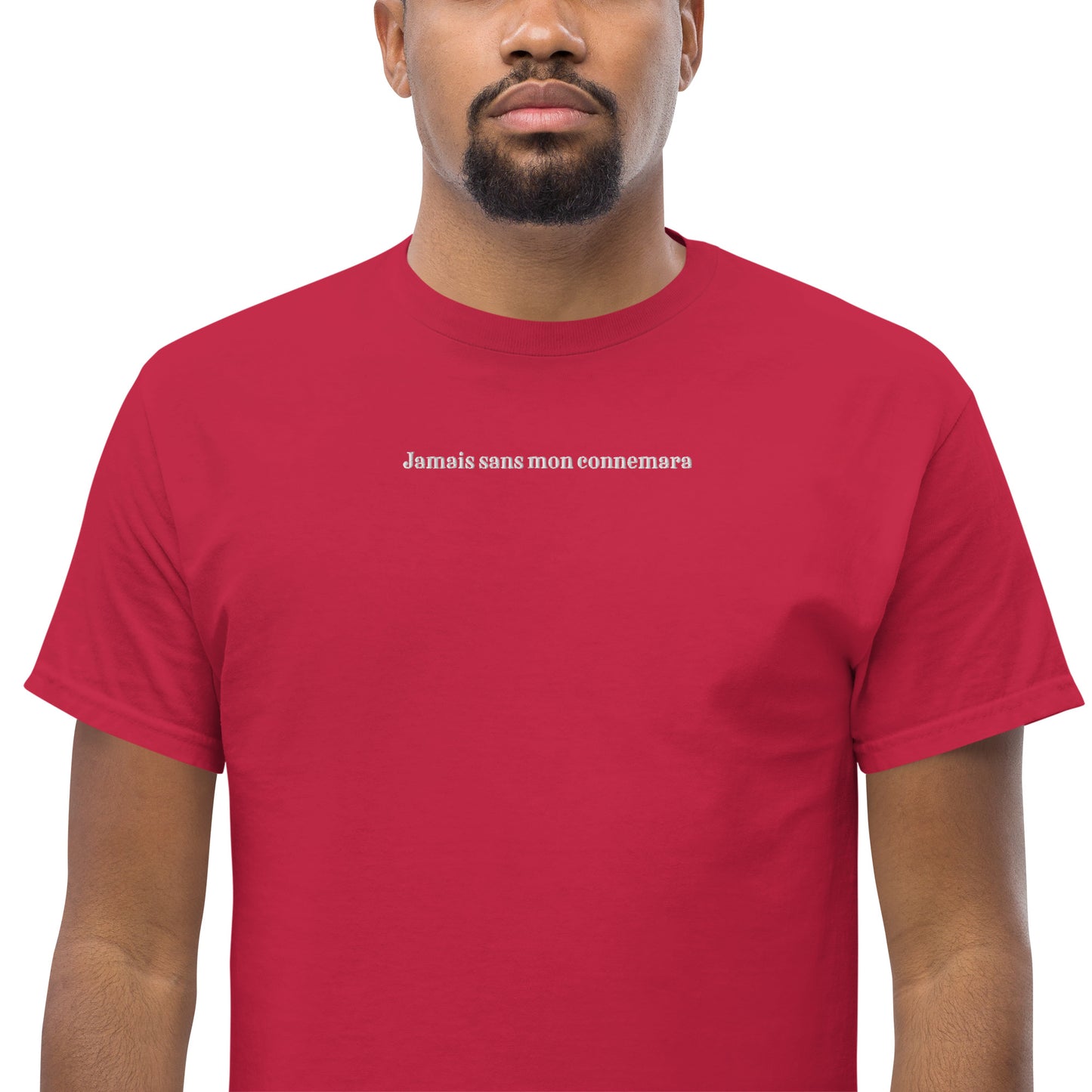 T-shirt Homme brodé Jamais sans mon Connemara