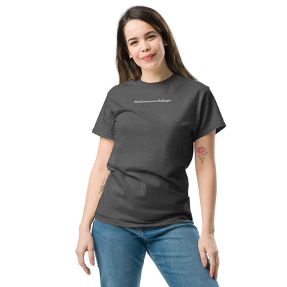 T-shirt Femme brodé Jamais sans mon Haflinger