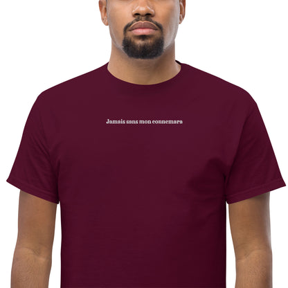 T-shirt Homme brodé Jamais sans mon Connemara