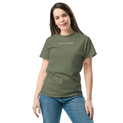 T-shirt Femme brodé Jamais sans mon Haflinger