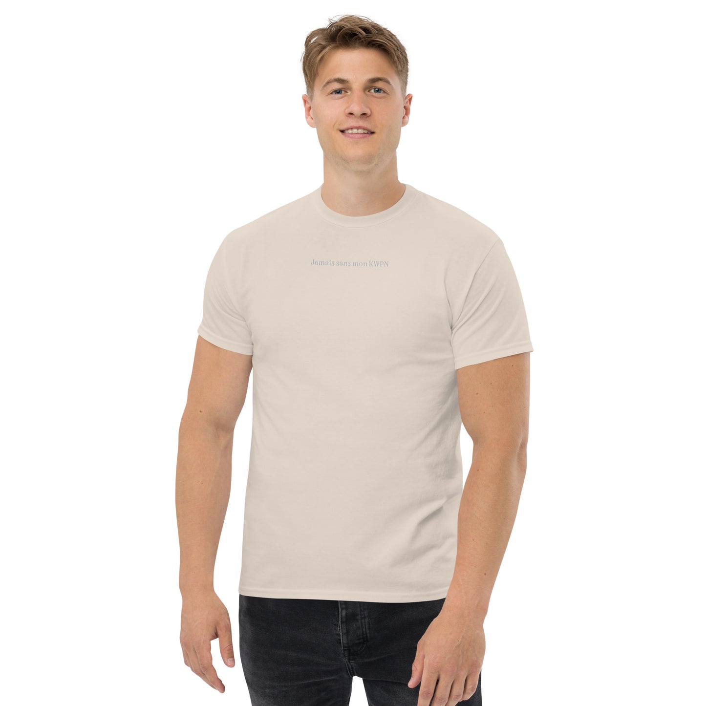 T-shirt Homme brodé Jamais sans mon KWPN