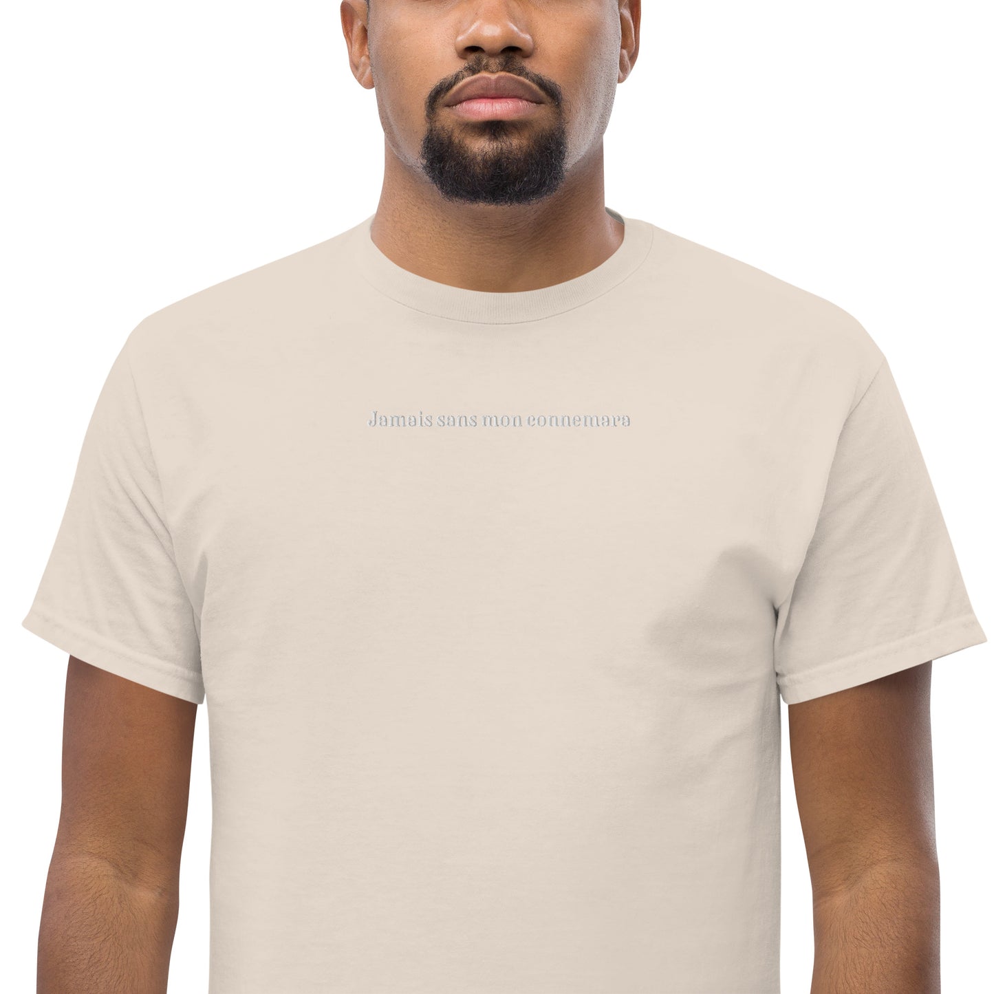 T-shirt Homme brodé Jamais sans mon Connemara