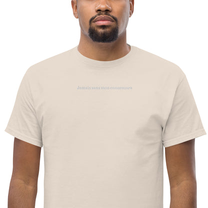 T-shirt Homme brodé Jamais sans mon Connemara