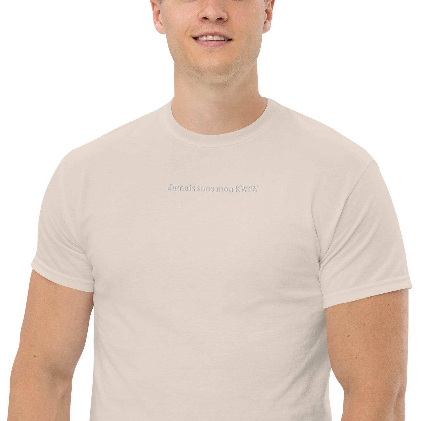 T-shirt Homme brodé Jamais sans mon KWPN