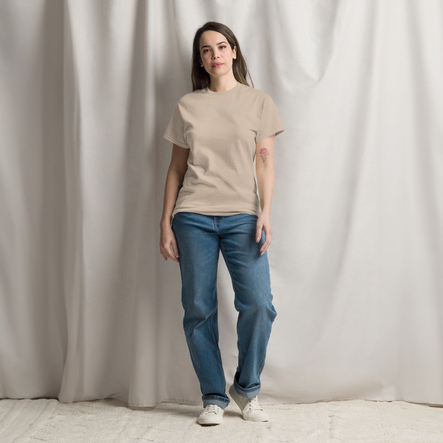 T-shirt Femme brodé Jamais sans mon Bengal
