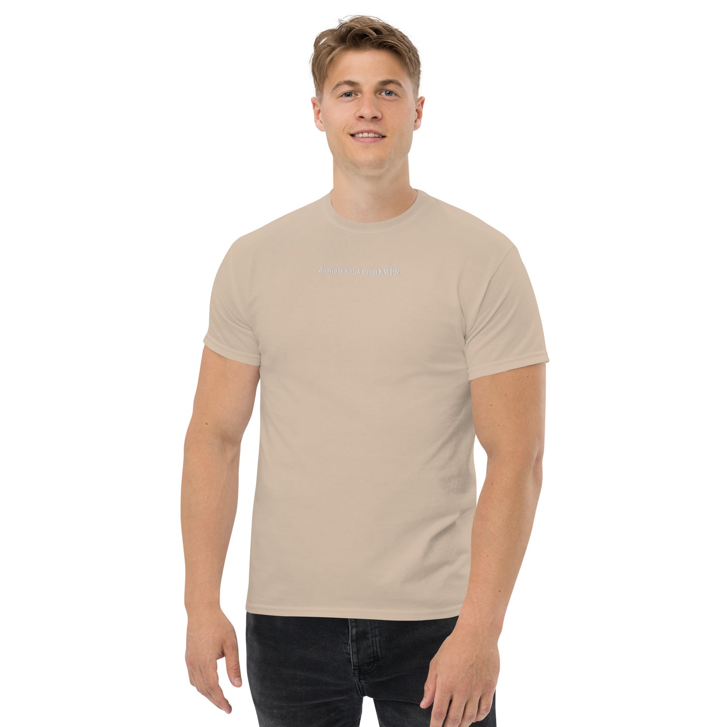 T-shirt Homme brodé Jamais sans mon KWPN