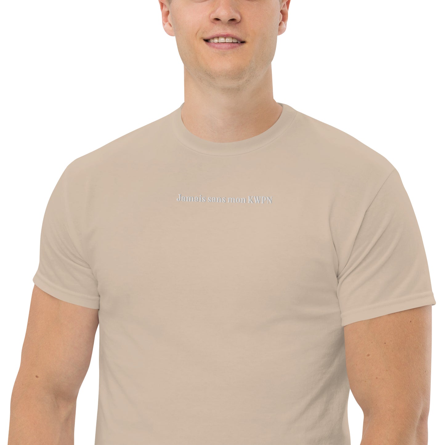 T-shirt Homme brodé Jamais sans mon KWPN